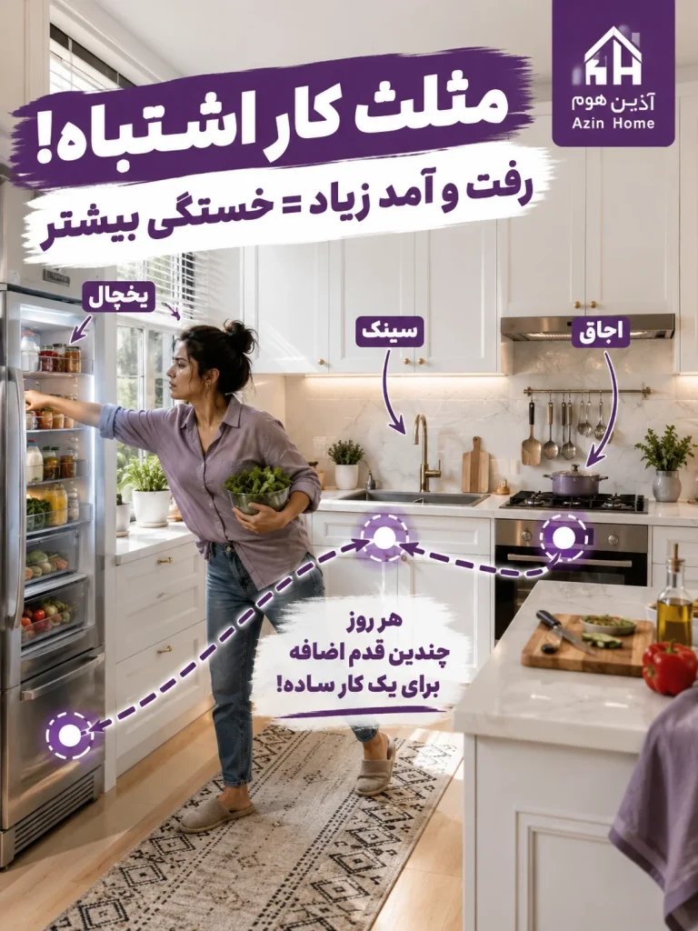 طراحی غیر اصولی آشپزخانه